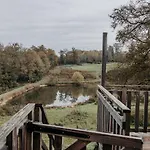 Maison Surplombant L'etang Avec Bain Nordique *
