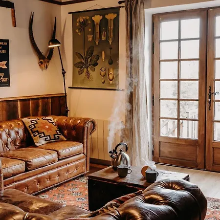 펜션 Maison Surplombant L'etang Avec Bain Nordique *